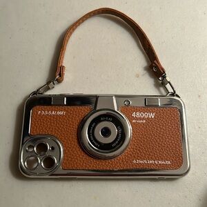 For iPhone 15 Pro Max 14 13 12 Pro Shockproof Camera Cute Case Cover with Strap